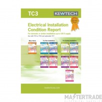 Kewtech Pad Elec Installation Condition Report (40 Sheets) A4