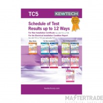 Kewtech Pad Schedule Test Results 1Ph Dom Use 1x12 Ways (80 Sheets) A4