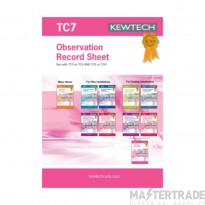 Kewtech Pad Observation Record 80 Sheets A4