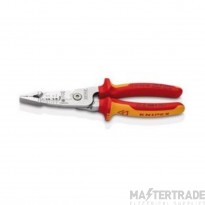 Knipex 200mm VDE Multi-Grip Wire Stripper Fully Insulated/Chrome Plated