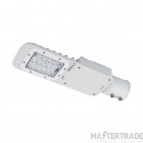 Kosnic Luna 40W LED Street Light 5000K IP67 White 40mm Pole Mounting c/w Sensor