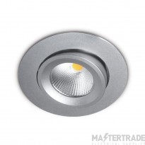 Kosnic Tatio 15W Circular LED Wall Washer 36Deg 5000K Silver