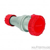 Lewden Multimax 3P+E 63A 415V IP67 Industrial Connector Red