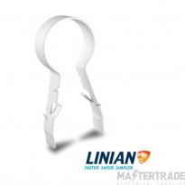 Linian 1LSW1214 Cable Clip 12-14mm White Pk=25