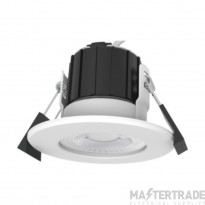 Lumineux 430650-MP Avon One Fire Rated Downlight 5W 3000K White RAL 9016 60D 8 Pack