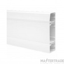 Marco Apollo Trunking Skirting 3 Compartment (Pack=1x3m) 170x50mm White