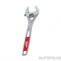 Milwaukee 250mm Adjustable Wrench Chrome Plated