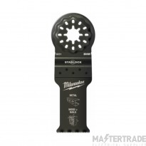 Milwaukee 48906031 Blade STARLOCK Universal Plunge Cut for Oscillating Multi-Tools 28x47mm Bi-Metal