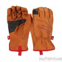 Milwaukee Gloves Leather M Size 8