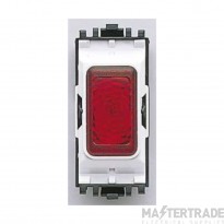 MK Grid Plus Indicator Neon White Inserts 21-36V Red