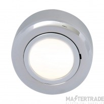 Knightsbridge Recess/Surface Cabinet Light Chrome IP20 12V c/w G4 Lamp