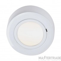 Knightsbridge Recess/Surface Cabinet Light White IP20 12V c/w G4 Lamp