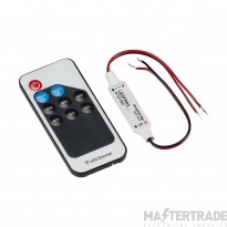 Knightsbridge 12/24V In-line RF Controller & Remote Dimmer Single Colour