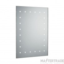 Knightsbridge LED Bathroom Mirror c/w Demister Shaver Socket & Motion Sensor 230V 600x450mm