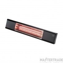 Knightsbridge 1.5kW Shortwave Infrared Heater IP65 Matt Black