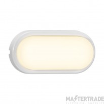 Nordlux Wall Light Cuba Bright Oval LED 3000K IP54 14W 1600lm 230V 20.5x10x4.3cm White