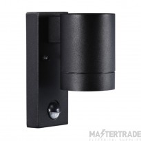 Nordlux Wall Light Tin Maxi Sensor GU10 IP54 35W 230V 16x12.5x7.6cm Black