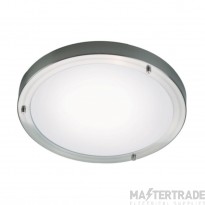 Nordlux Ceiling Light Ancona Maxi E27 IP44/43 2x40W 230V 31.5x8cm Brushed Steel