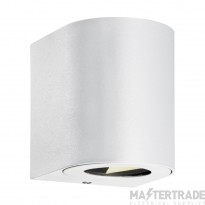 Nordlux Wall Light Canto 2 LED 2700K IP44 2x6W 500lm 230V 10.4x8.7x10cm White