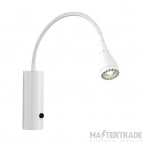 Nordlux Wall Light Mento LED 3000K IP20 3W 130lm 230V 30x5x19cm White