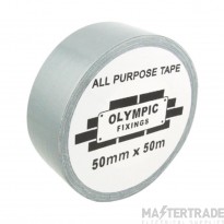 Olympic Fixings All Purpose Gaffer Tape 50mmx50m Black