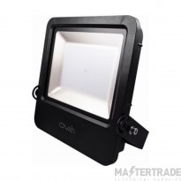 OVIA Pathfinder Floodlight LED 4000K c/w Photocell IP65 200W 364x421x92mm Black