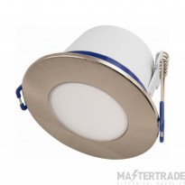 OVIA Pico Downlight LED 4000K Fire Rated Dimmable IP65 5.5W 83x52mm Satin Chrome