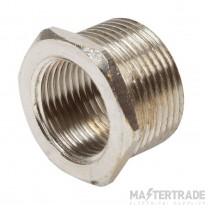 Ronbar Reducer Male/Female M63-M32 Brass Nickel Plated