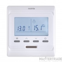 Rointe ST.2 Thermostat Digital Programmable for Underfloor Heating 85x88x15mm White