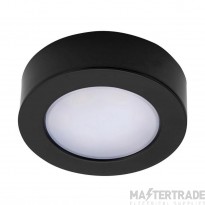 Saxby Hera 2.5W LED Under Cabinet Spot 3/4/6.5K Matt Black 69mm