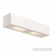 Saxby Box G9 Plaster-In Wall Light IP20 White 353x75x78mm