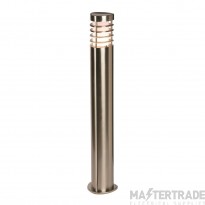 Saxby Bliss 800mm E27 Bollard IP44 Brushed Stainless Steel /Frosted PC w/o Lamp