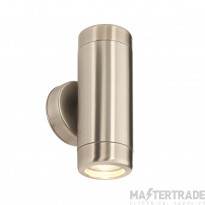 Saxby Atlantis GU10 Up/Down Wall Light IP65 Stainless Steel