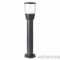 Saxby Canillo 500mm GU10 Post Light IP44 Anthracite c/w Clear PC Diffuser