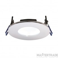 Saxby OrbitalPLUS 9W LED Fire Rated Downlight 5000K IP65 Chrome 97mm Cut-out 