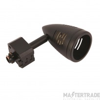 Saxby Bullett Spotlight Fixed Track IP20 7W 87x57x140mm Black