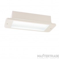 Saxby Sight Plus Bulkhead 3hrM Recessed LED Daylight 3W 11x138x410mm Gloss White