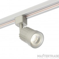 Saxby Pacto 10W 1 Circuit Track Spotlight Fixed 4000K 10W Silver