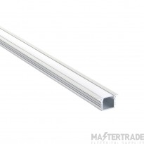 Saxby Speculo Profile Extrusion Recess 13.4x23.1x2000mm Silver Anodised