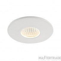 Saxby LALO 4W LED Recessed Downlight 3000K IP44 45mm White/Clear 