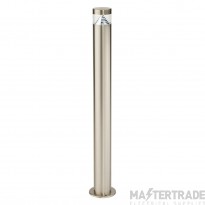 Saxby Pyramid 800mm LED Bollard 6500K 300lm IP44 Stainless Steel/Clear