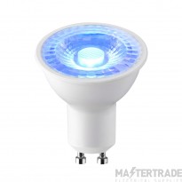 Saxby 7W GU5.3 LED Lamp 4 Blue LED Clear