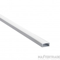 Saxby RigelSLIM Surface Wide 2M Aluminium LED Profile 11.2x23.5mm Silver