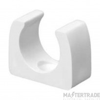 Mita Saddle Spring Clip Round 20mm White PVC