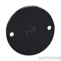 Mita Lid Circular Overlapping 85mm Black PVC