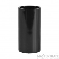 Mita Coupler Plain 20mm Black PVC