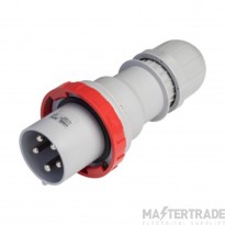 Scame 3P+N+E 63A 415V IP67 Industrial Plug Red c/w Gland