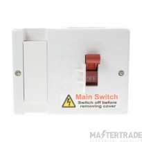 Click DB751 100A Fused Main Switch (80A HRC Fuse Fitted) - Lockable