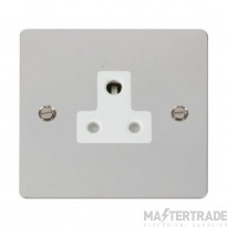 Click Define FPCH038WH 5A Round Pin Socket Outlet Chrome