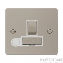 Click Define FPPN551WH 13A DP Switched FCU With Optional Flex Outlet Pearl Nickel